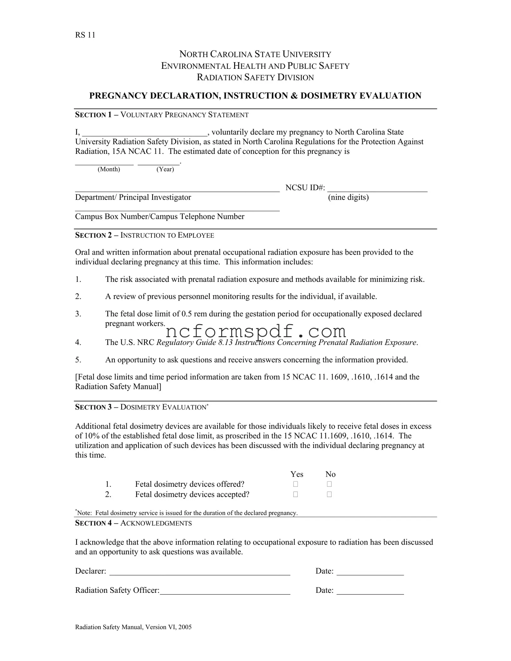 Fill in Your North Carolina Rs 11 Template